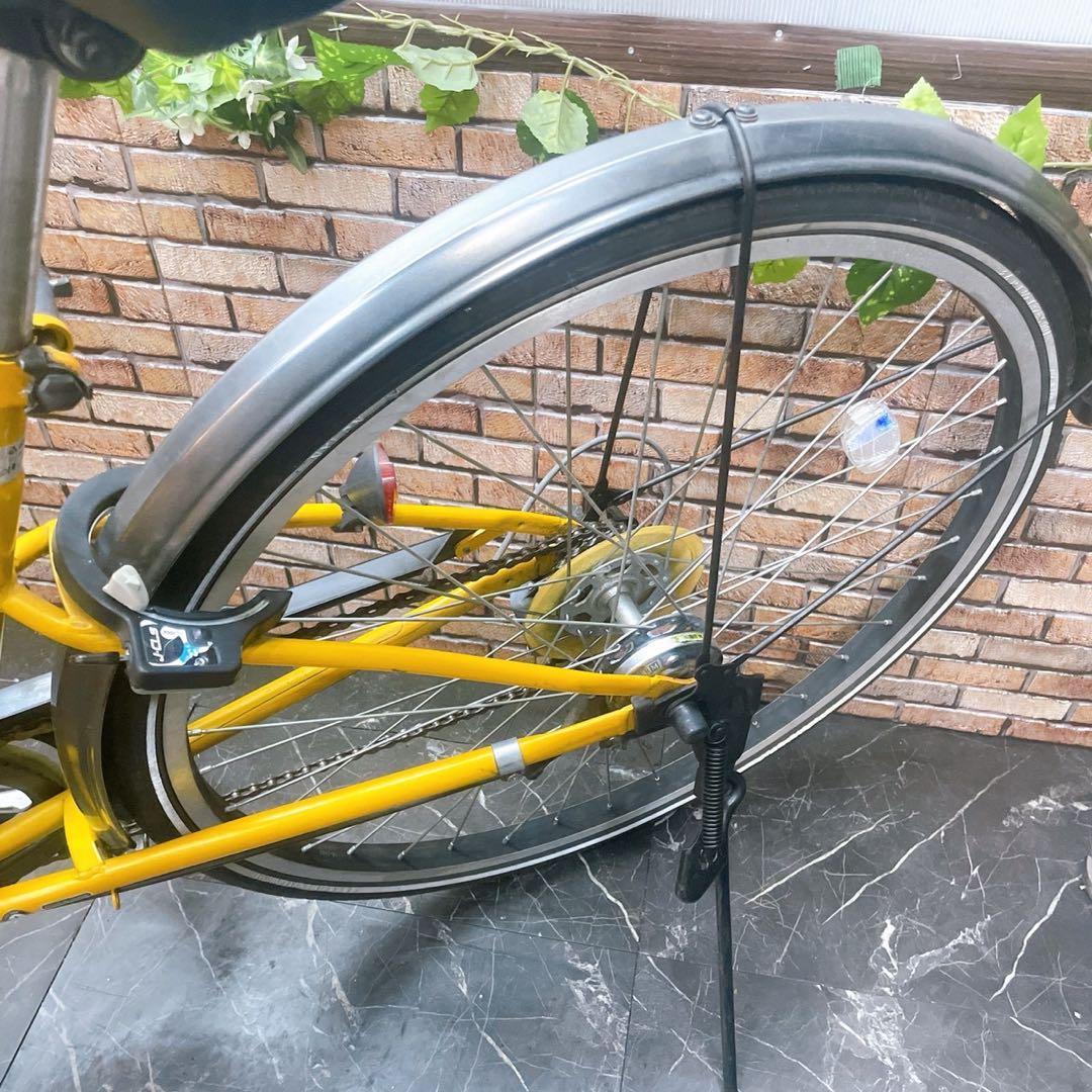 引き取り価格【52】一般車 シティー車 REGAFFINO イエロー 26インチ