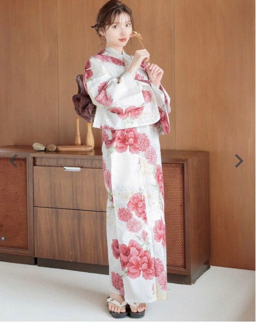dita 大正ロマン牡丹寄せ　浴衣セット　(公式サイト売り切れ品)