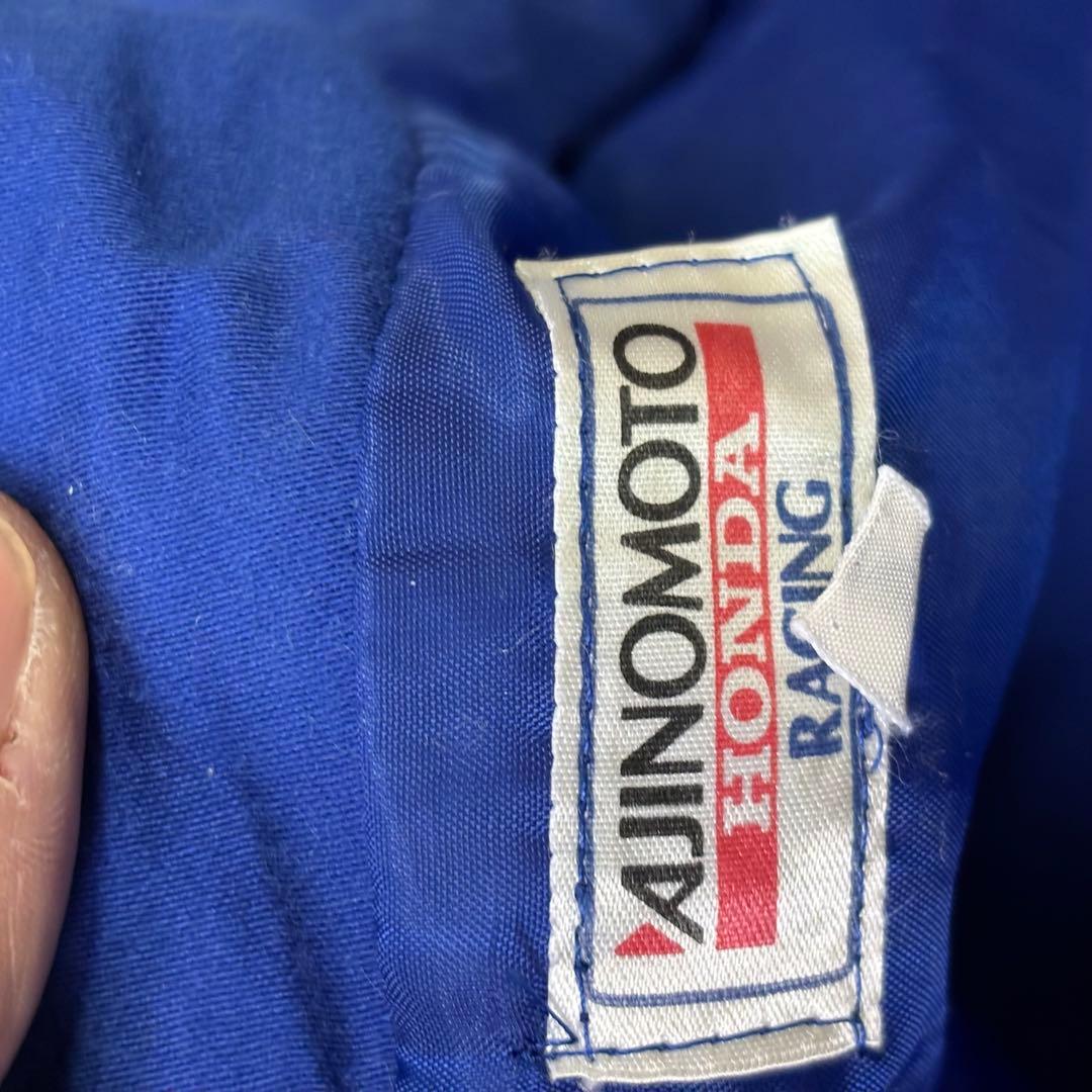 当時物　AJINOMOTO HONDA TERRA RACING ジャケット