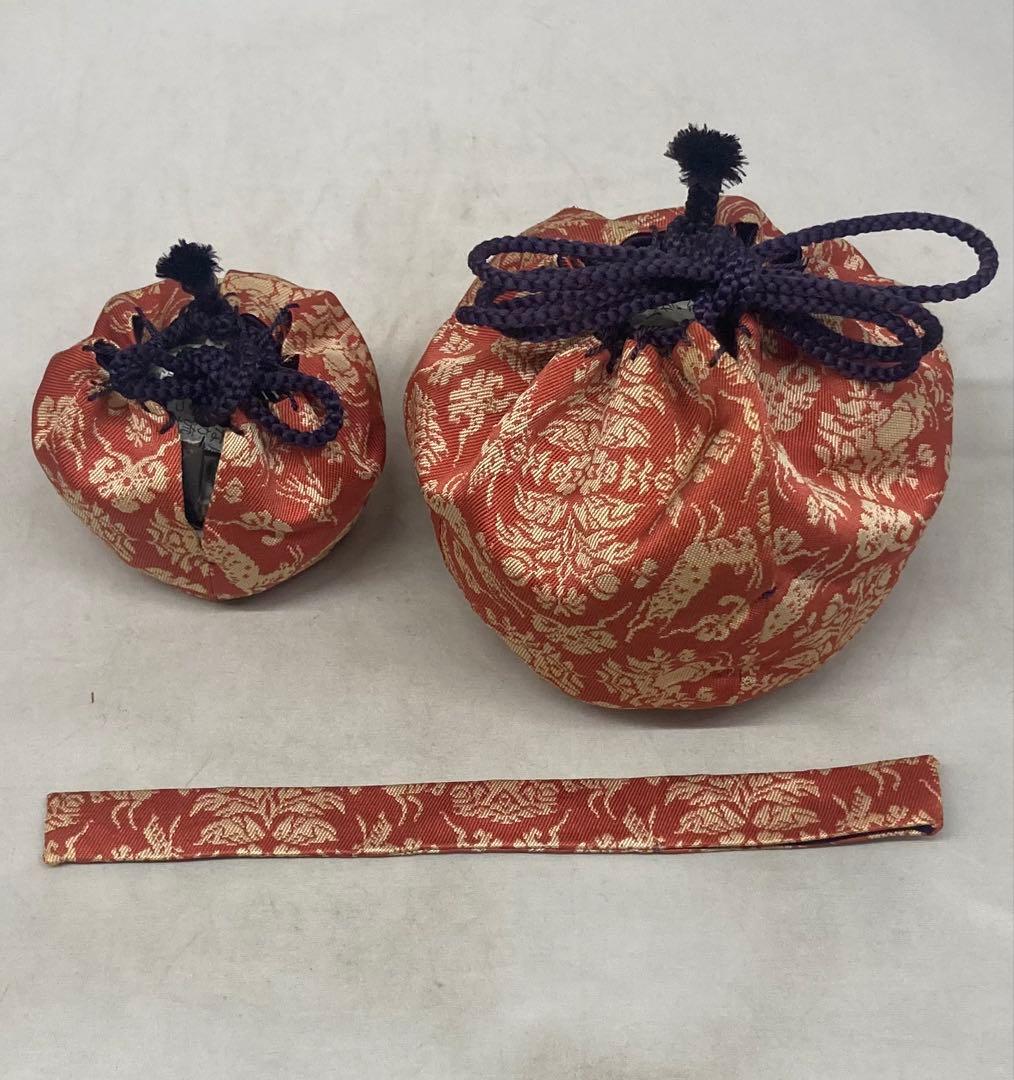 B543b 桑茶箱セット 19点　志野焼　桑木製　茶道具