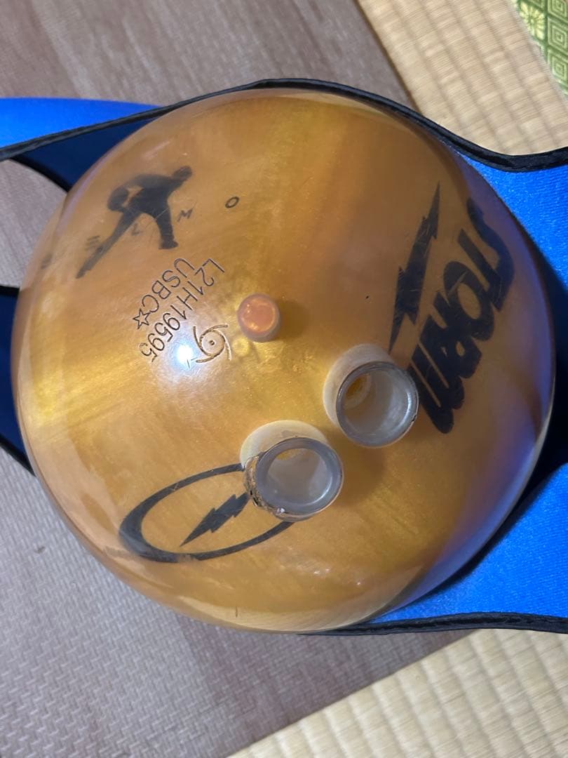 storm クリアゴールドベルモ　スペアボール　15ポンド2オンス