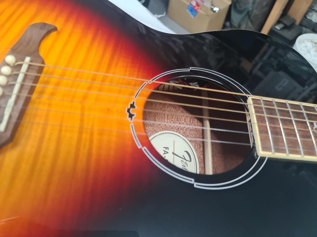 FENDER フェンダー エレアコ ギター FA-235E カバー付き