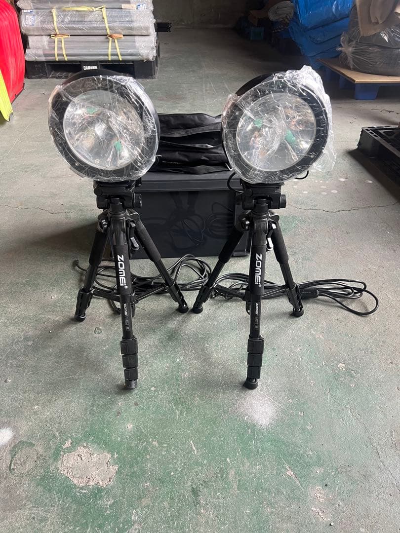 灯火採集　HID ポータブル電源　2台セット　ライトトラップ