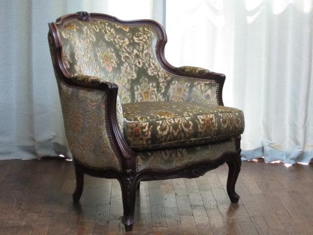 カリモク domani ドマーニ Louis XV 1人掛け ソファ 定価46万