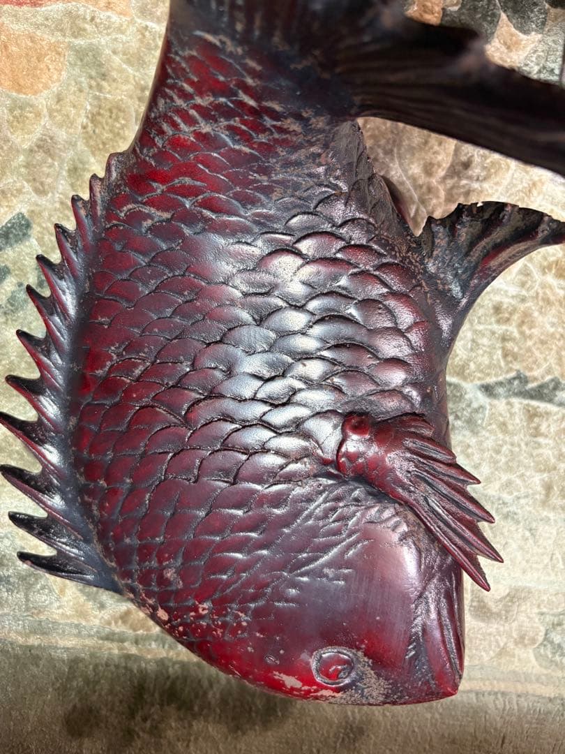 恵比寿さまと鯛の置物