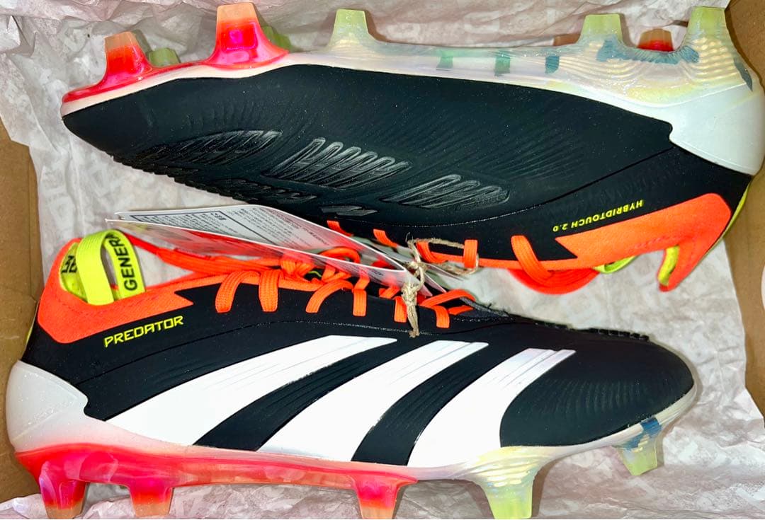 23cm プレデター ELITE FT FG コアブラック フットウェアホワイト