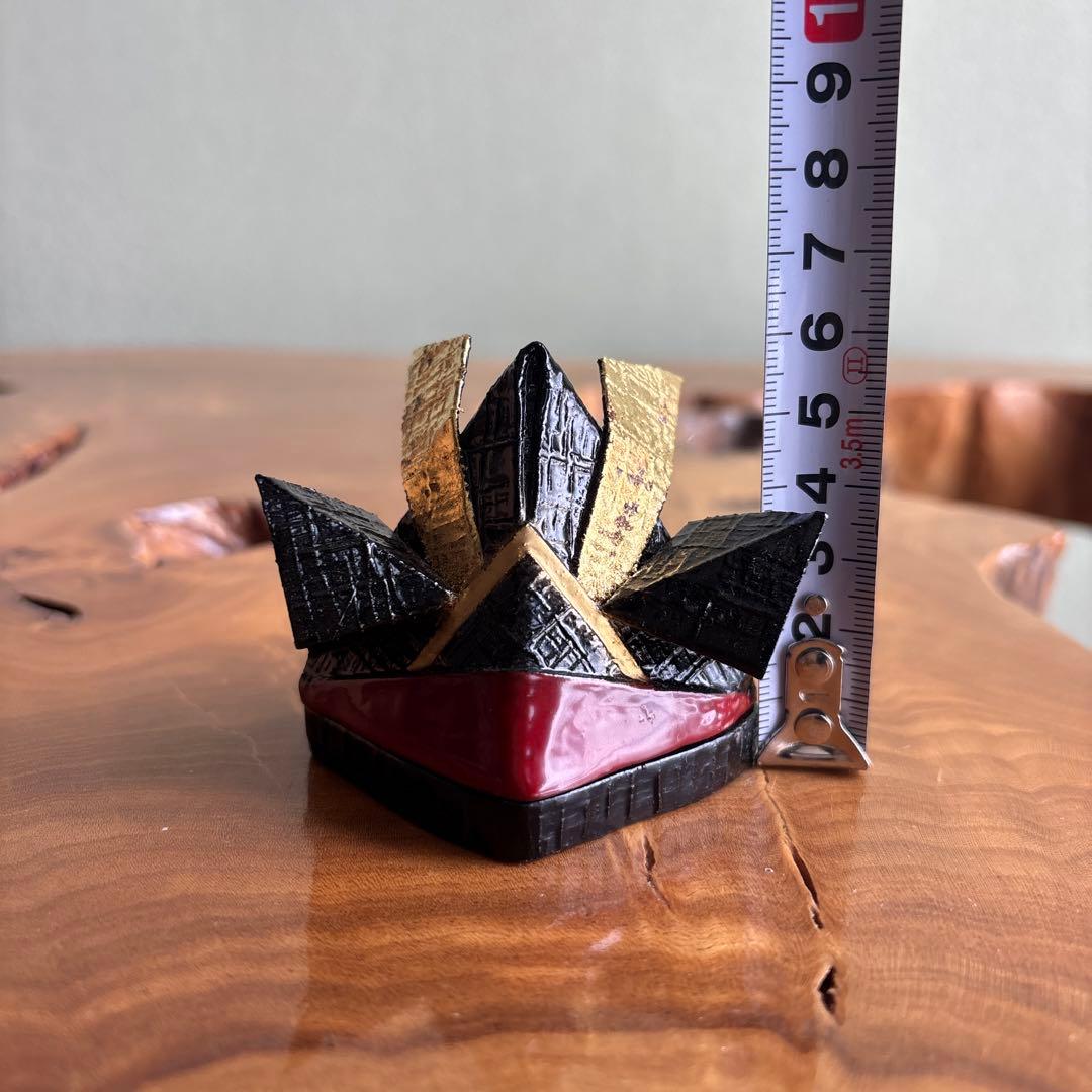 飾兜 香合 木製 一閑塗 三宅謙蔵 茶道具 共箱