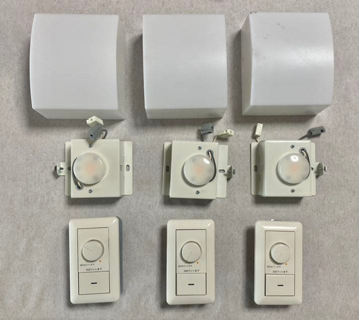 コイズミ　メモリーライトコントローラLED調光器3個セット