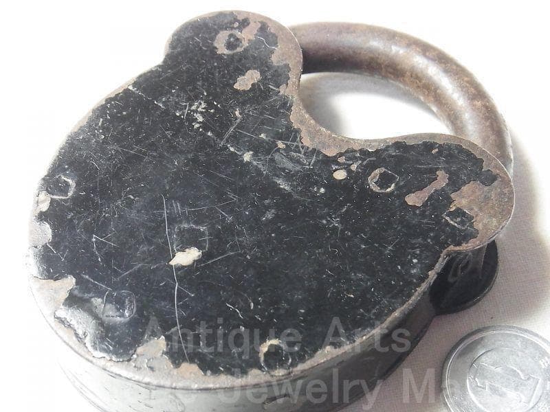 《p1049》《１８００年代》《熊・ミッキー顔》サージェント＆カンパニー 南京錠