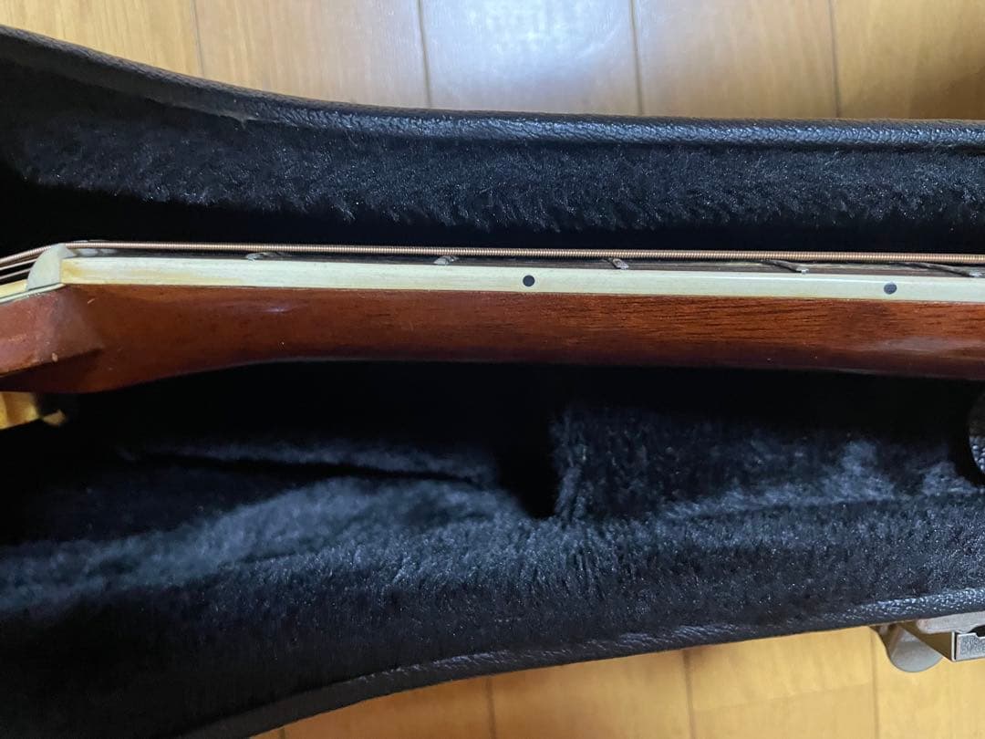 Morris Special アコースティックギター、ハードケース付き。