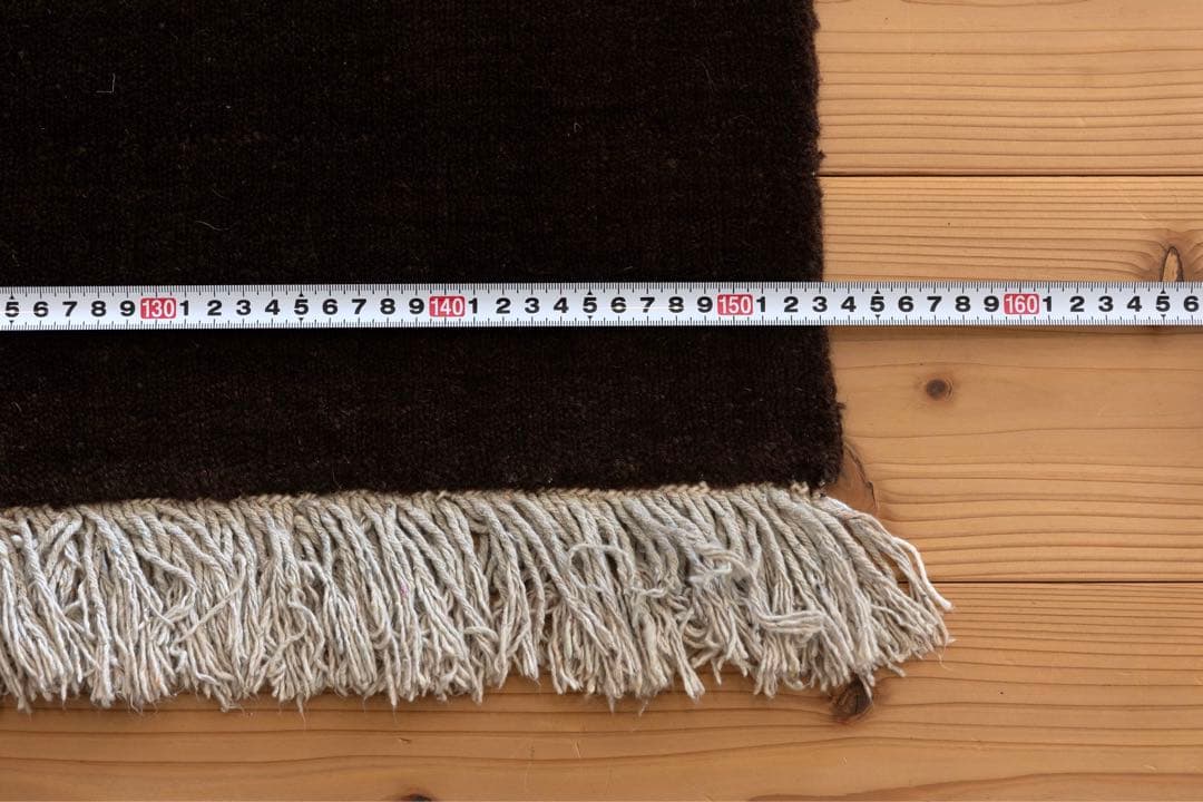 【美品】ギャッベ 150×200 a.depecheオリジナル ウール ラグ