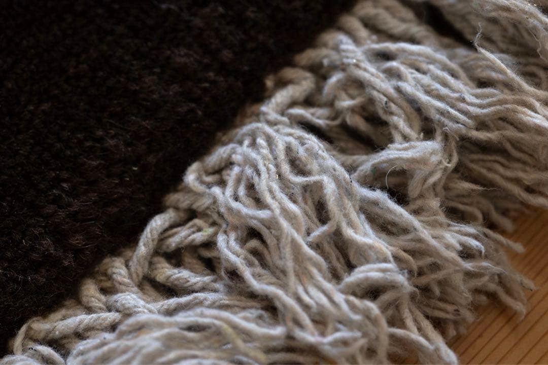 【美品】ギャッベ 150×200 a.depecheオリジナル ウール ラグ