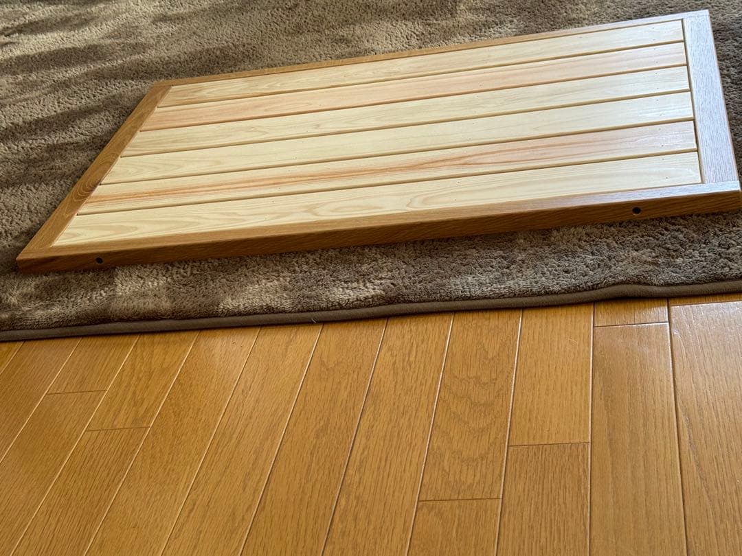 【美品】無印良品 ベビーベッド　【オーク材】