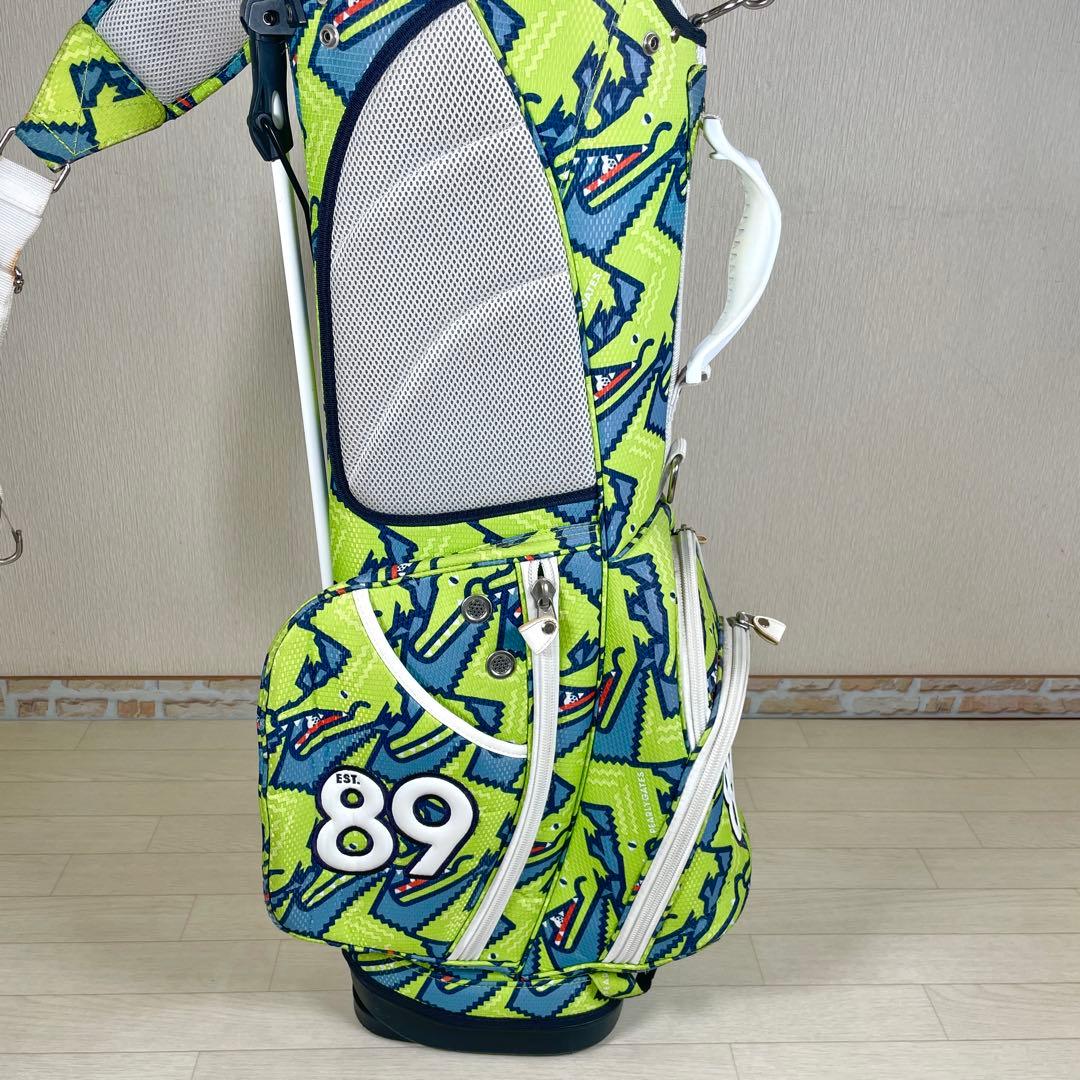 希少　パーリーゲイツ PEARLY GATES ワニ柄 キャディバッグ スタンド