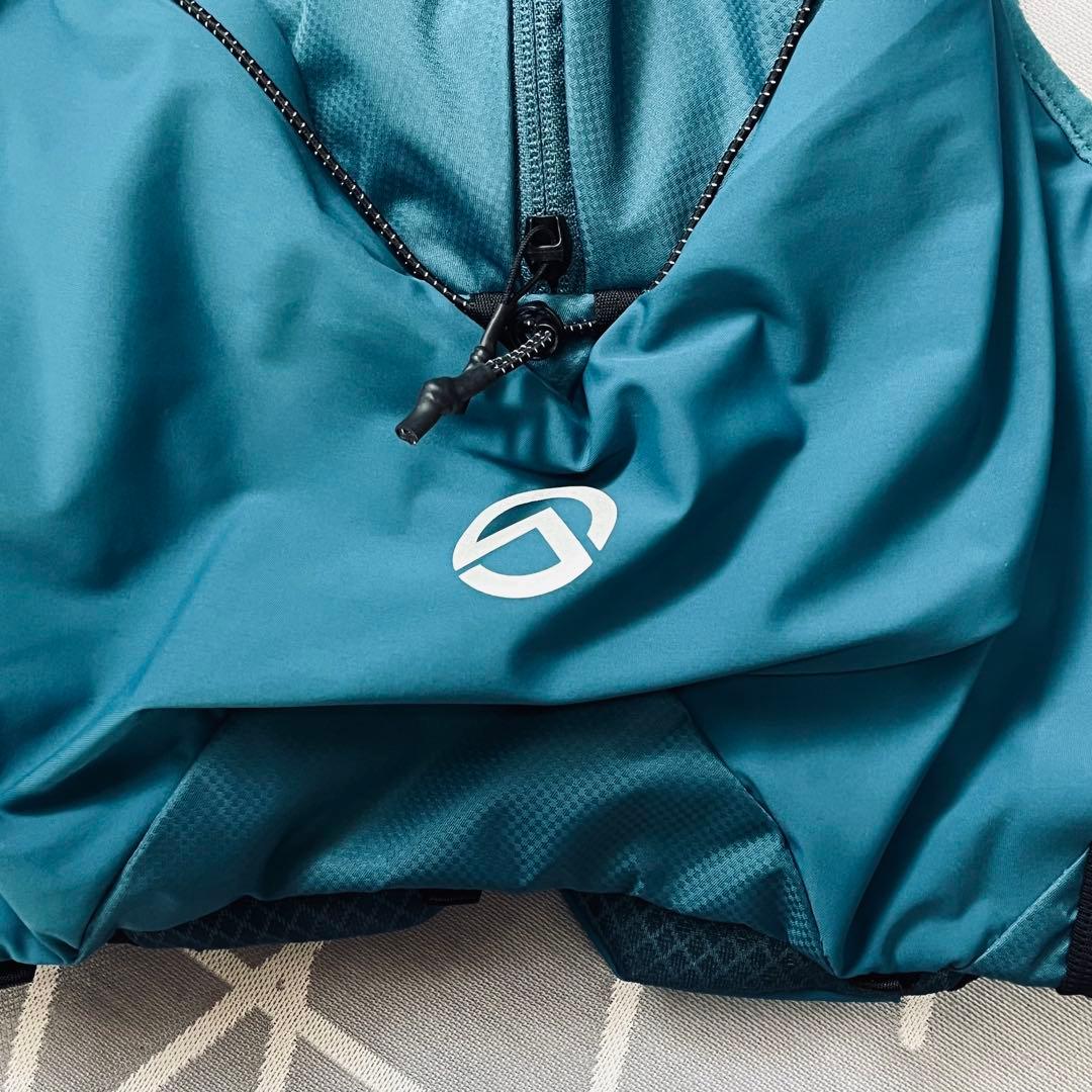 美品】ザノースフェイス トレランリュックNM62393ブルー10L/Lサイズ