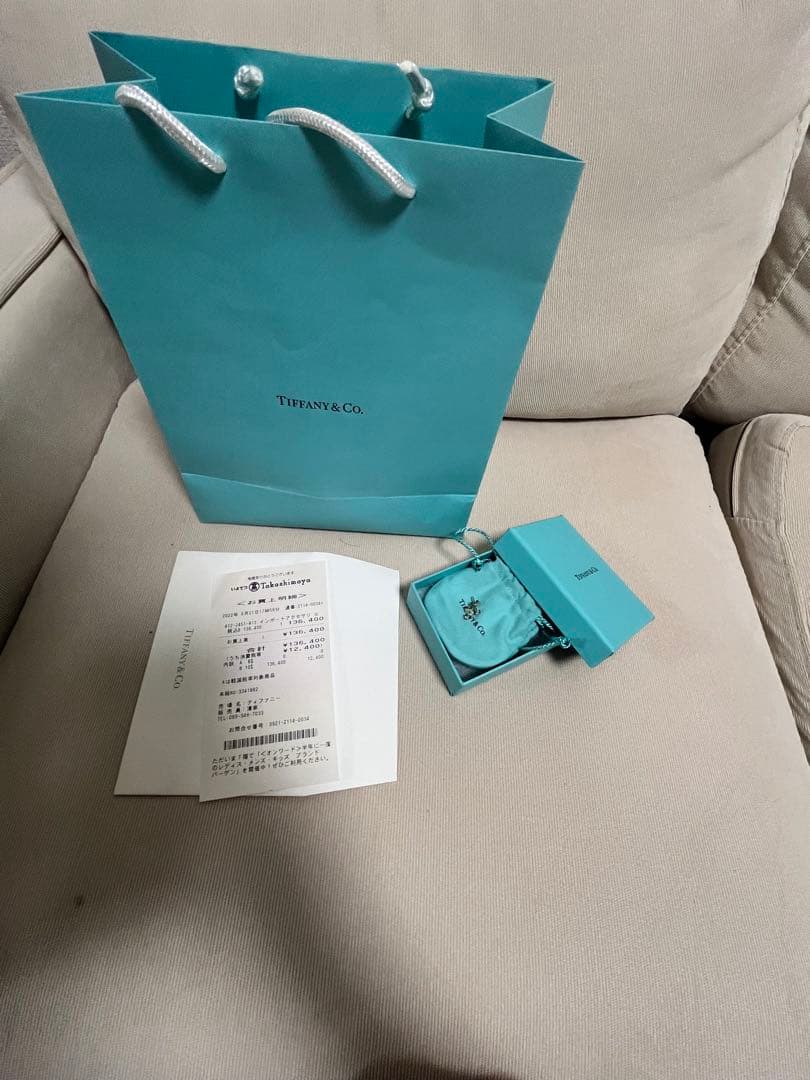 Tiffany&co. バイザヤード　ピアス　両耳　ダイヤ　ギャランティ有