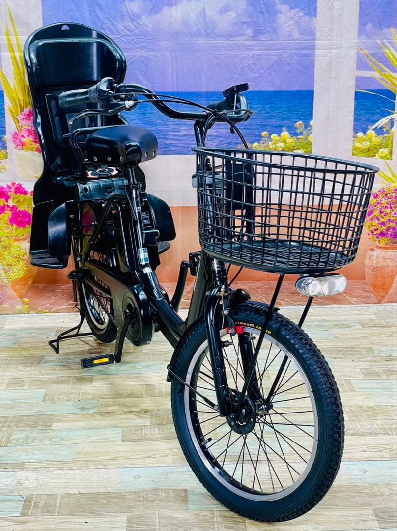 ギュットアニーズ⭐️13AH！パナソニック子供乗せ電動アシスト自転車Y3408