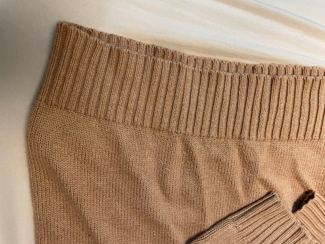 古着　ポロ　ラルフローレン　刺繍ロゴハーフジップ ニットセーター