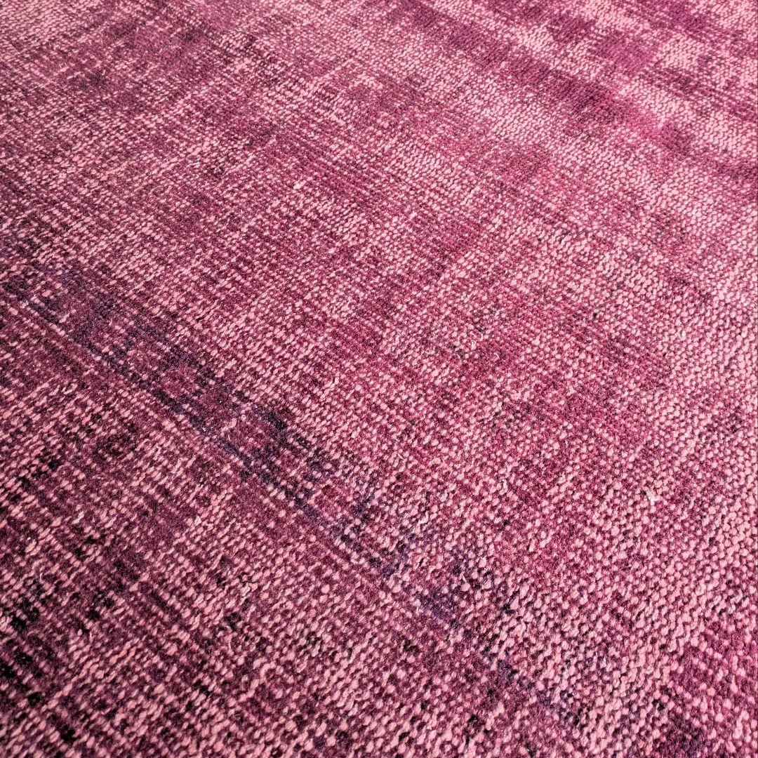 88×170 ワインレッドオーバーダイワンカラー　トルコヴィンテージラグ