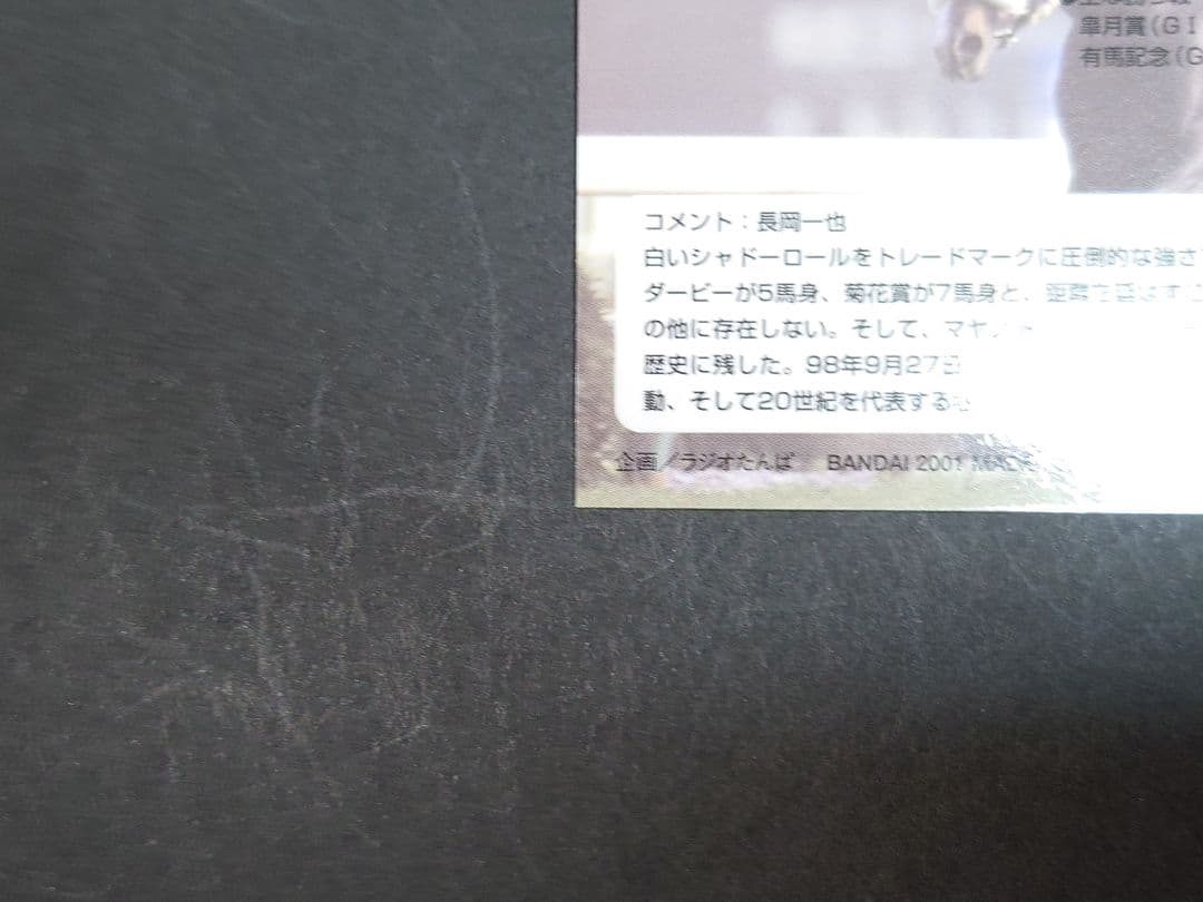 【非売品】サラブレッドカード2000下半期 プレゼント ナリタブライアン カード