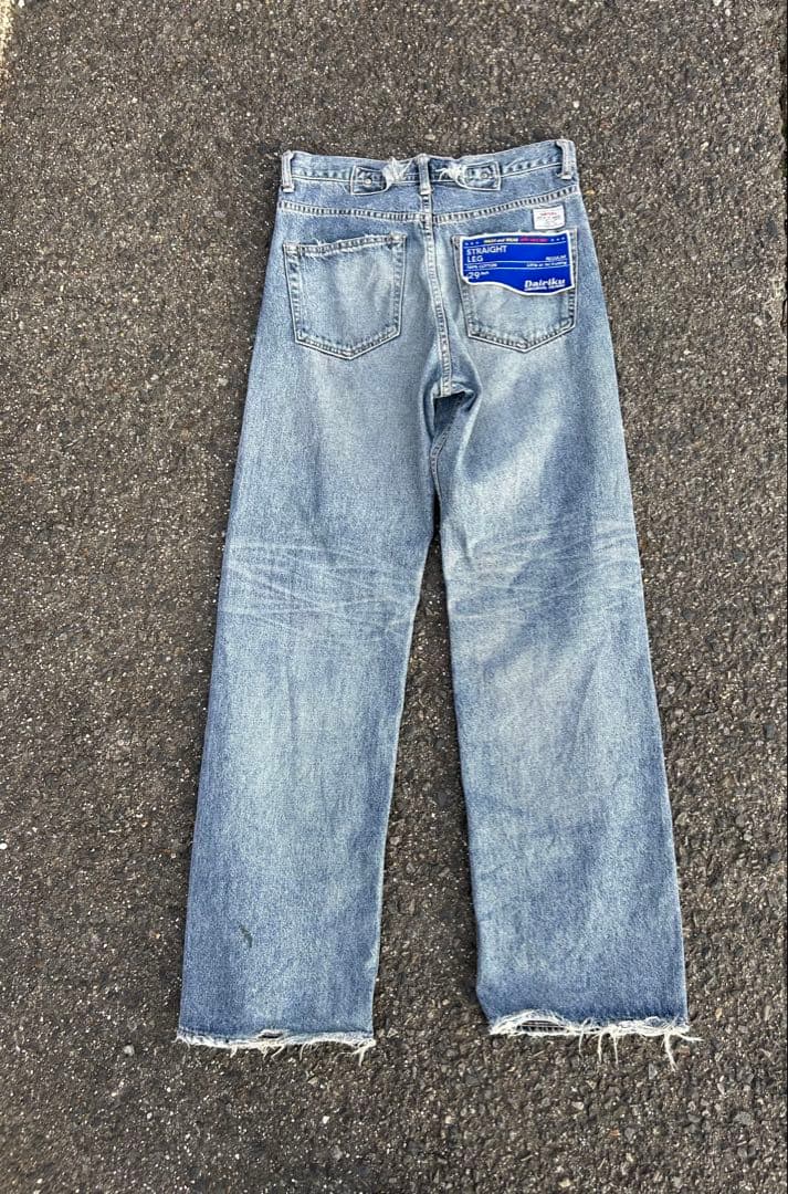 《希少・最終値下げ中》Dairiku ストレートレッグデニム 29インチ エディ