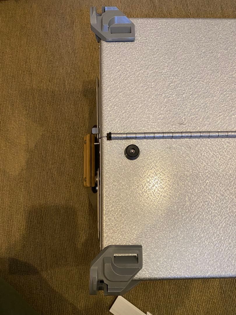 【美品】シェルフコンテナ25 耐熱塗装済みステンレス天板・アルミバー付き