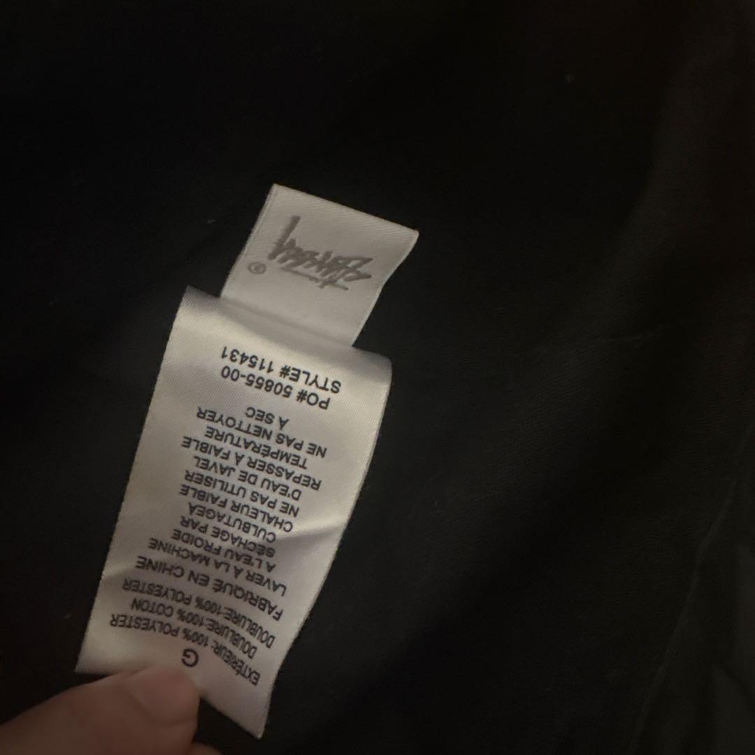 Stussy コーチジャケット 黒