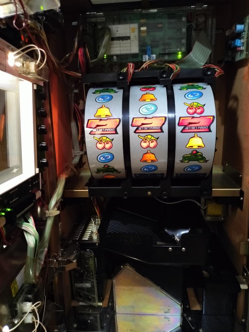 【パチスロ実機】ロデオ★ジェットセットラジオ【不要機付】４号機・人気台