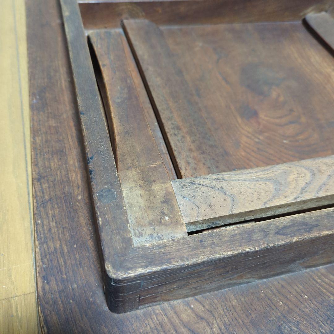 木製テーブル　無垢　古民家　昭和レトロ