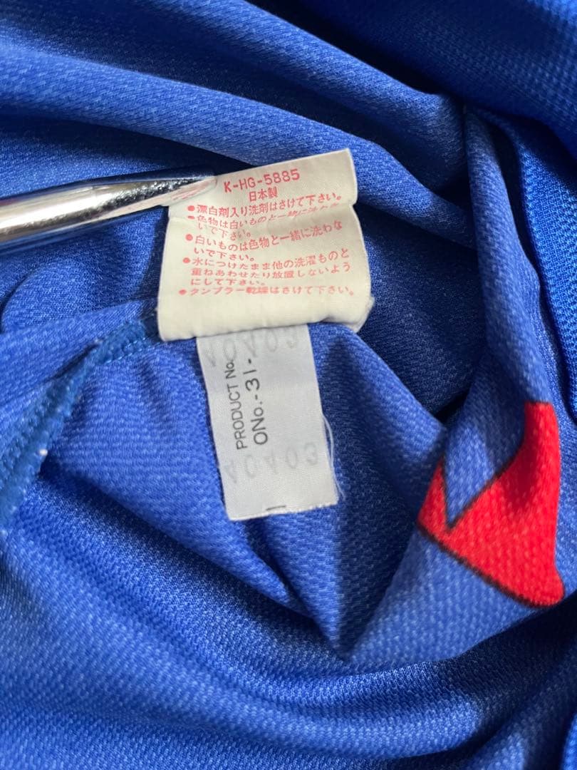 当時物 asics サッカー 日本代表 ドーハ モデル ラモス瑠偉10番 L