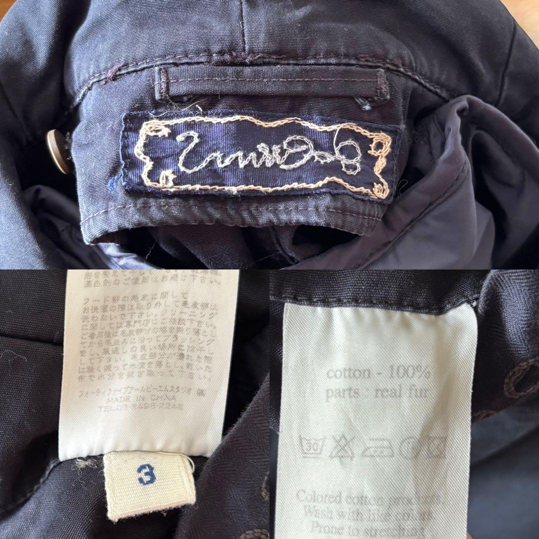 45rpm Umii908 M-65 モッズコート L相当 インディゴネイビー