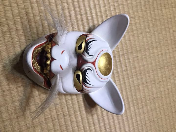 お祭り狐お面