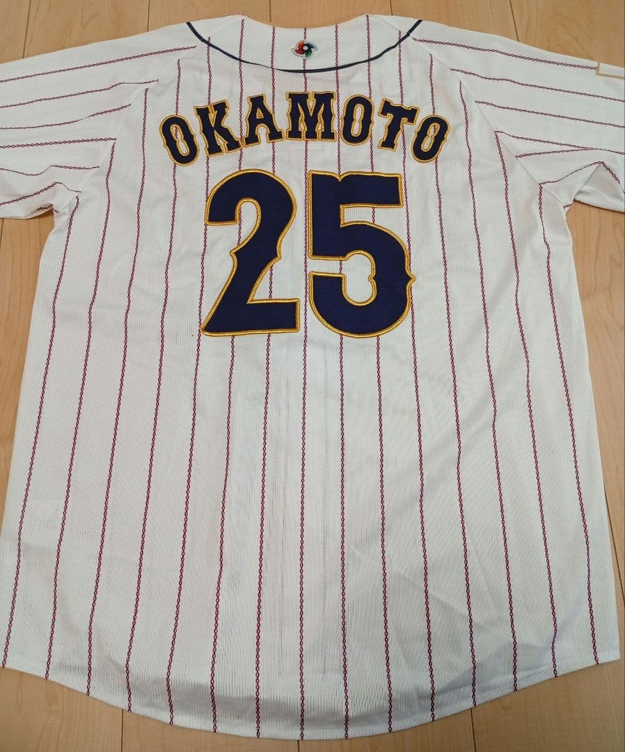 侍ジャパン WBC 25 岡本和真 ユニフォーム Lサイズ　優勝記念タオル
