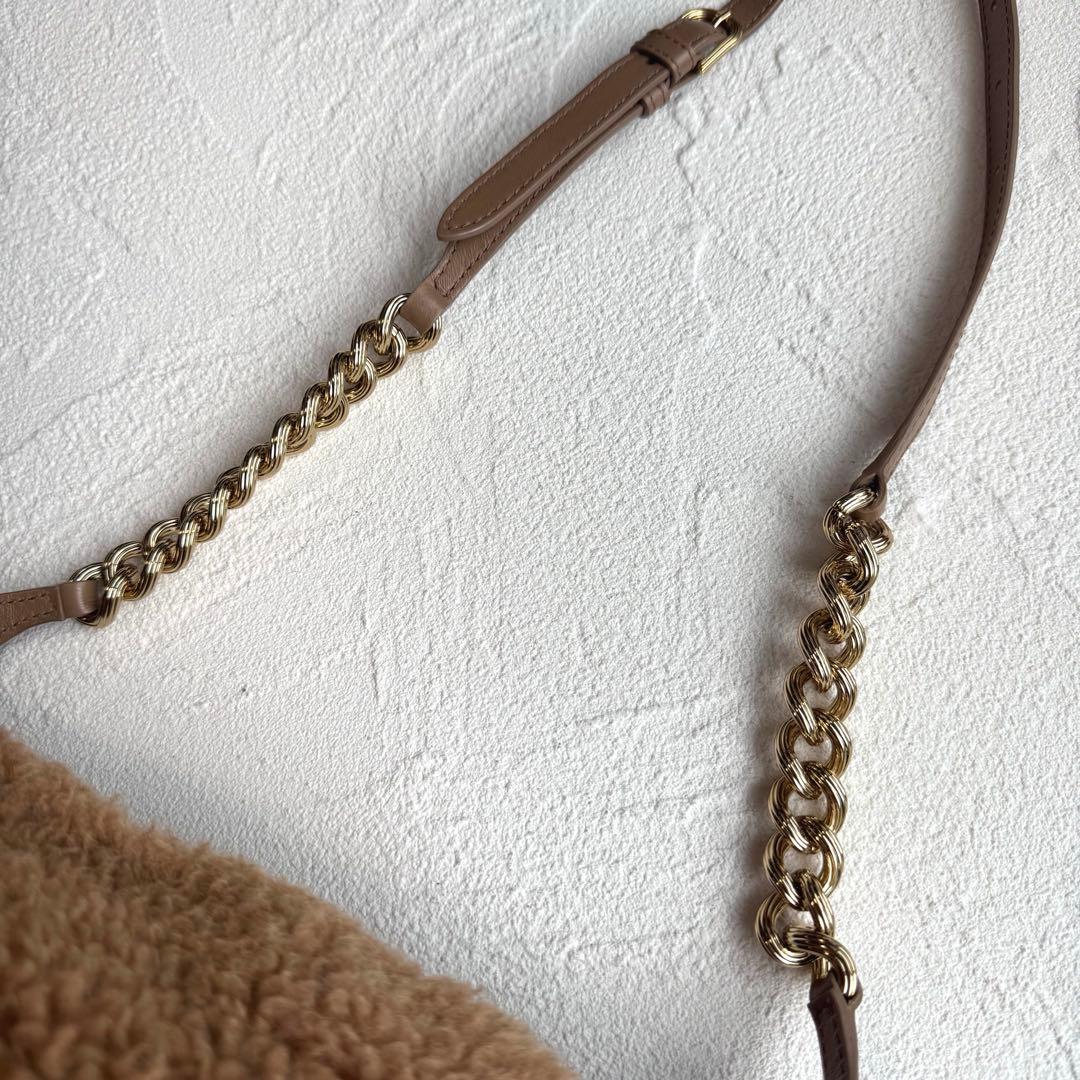 Max Mara マックスマーラ テディベア Banane ボディバッグ ボア