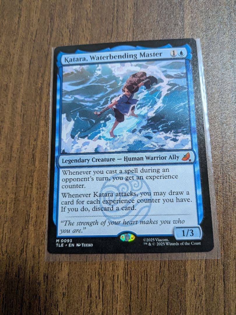 MTG/TLE/水の技の達人、カタラ/英語1枚初期傷有り
