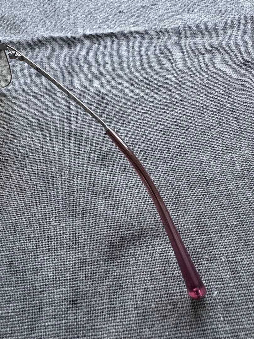 CHANEL　リムレス　サングラス　ラインストーン　ピンク　グラデーション　縁無