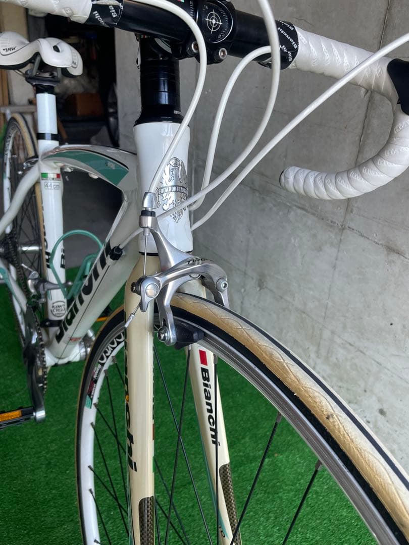 Bianchi \"ビアンキ\"NIRONE 7 ホワイト/ミント　サイズ44cm