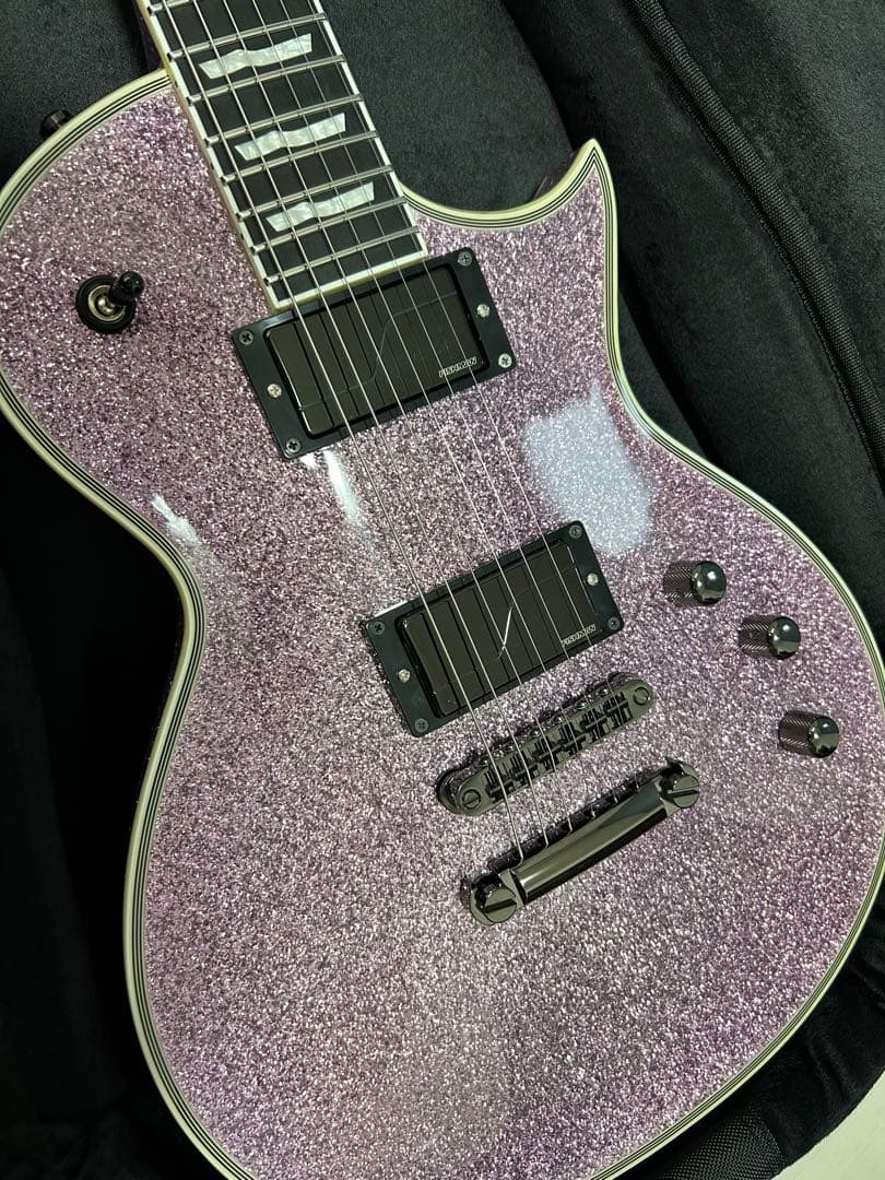 E-II EC DB purple sparkle ピックアップ　Fishman