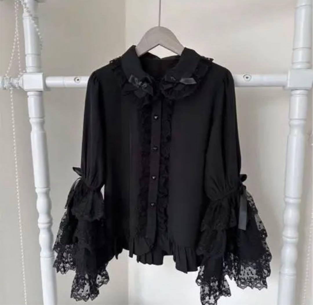 【あおい】ゴスロリ・ロリータドレス　Mサイズ