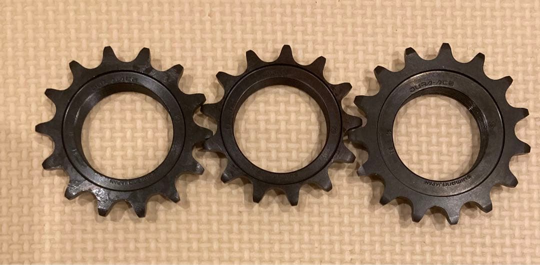 デュラエース　13.14.15T 合計3点セット　ピスト コグ 小ギア　NJS