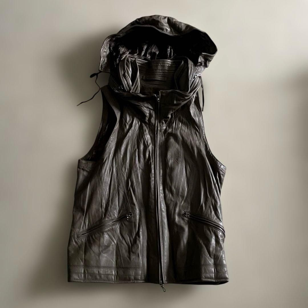 goa leathe gimmick bono jacket レザー ベスト