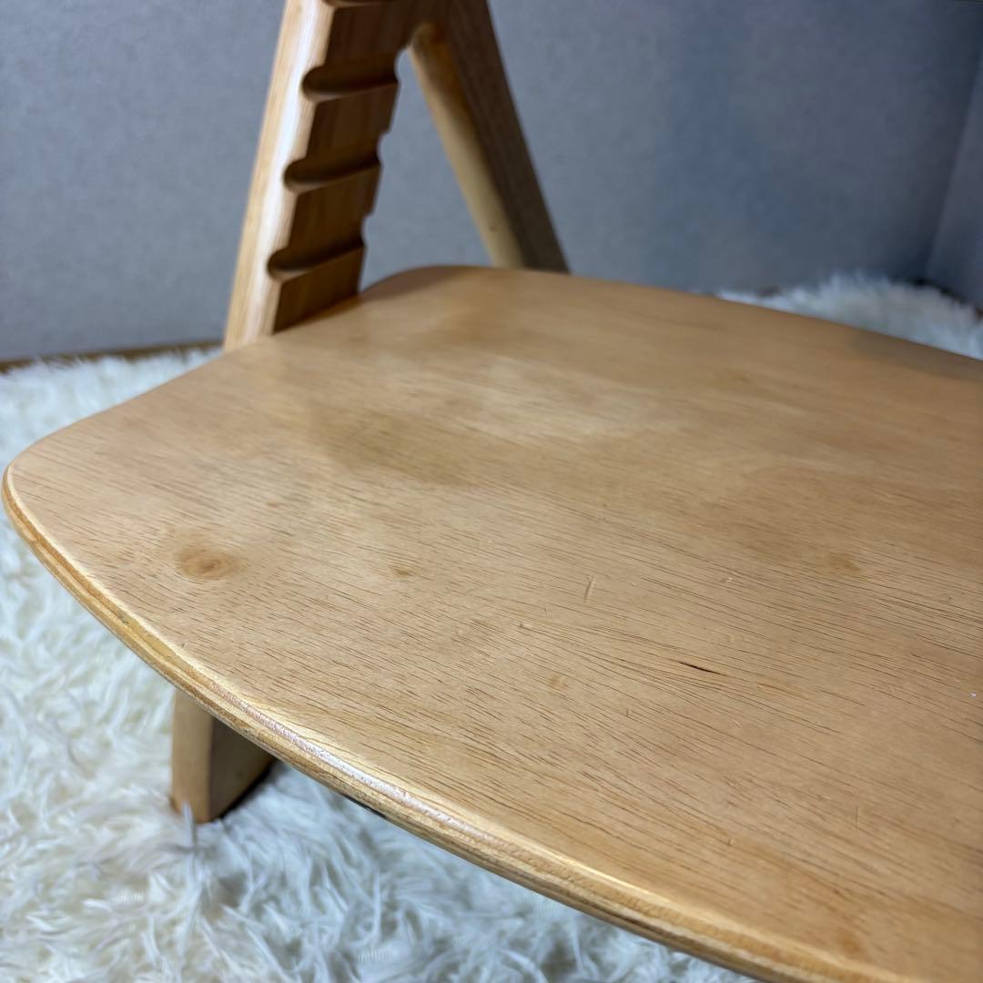 美品 大和屋　すくすくスリムプラスチェア　テーブル＆ガード付　六角レンチ付