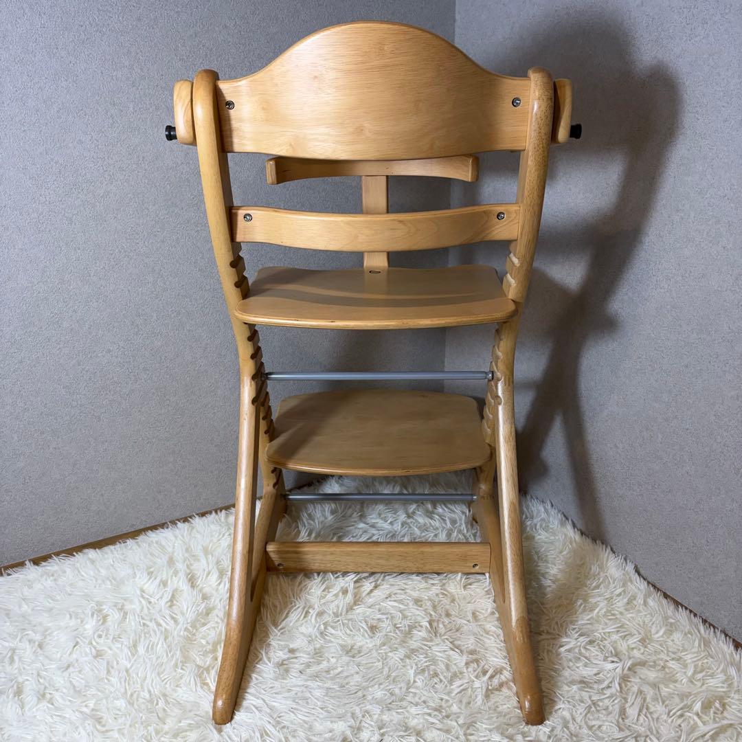 美品 大和屋　すくすくスリムプラスチェア　テーブル＆ガード付　六角レンチ付