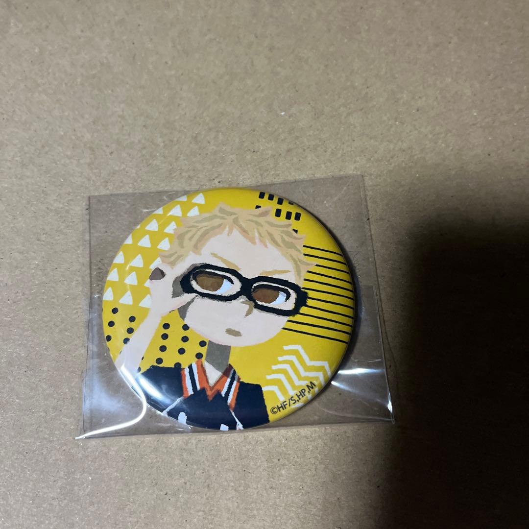 ヒョーゴノスケ　ハイキュー　缶バッジ　月島蛍