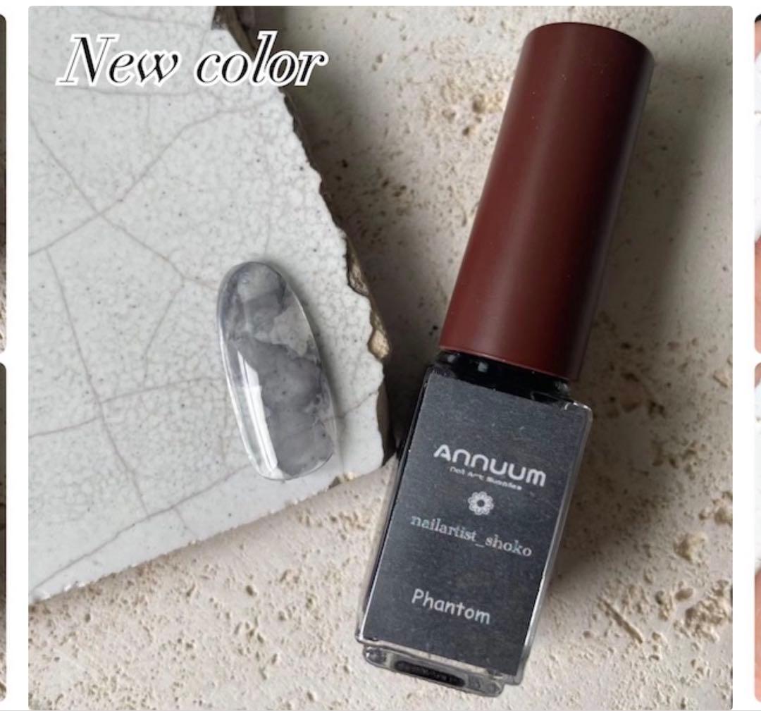 ANNUUM インクセット24色セットネイルアートニュアンスメタリックホワイト