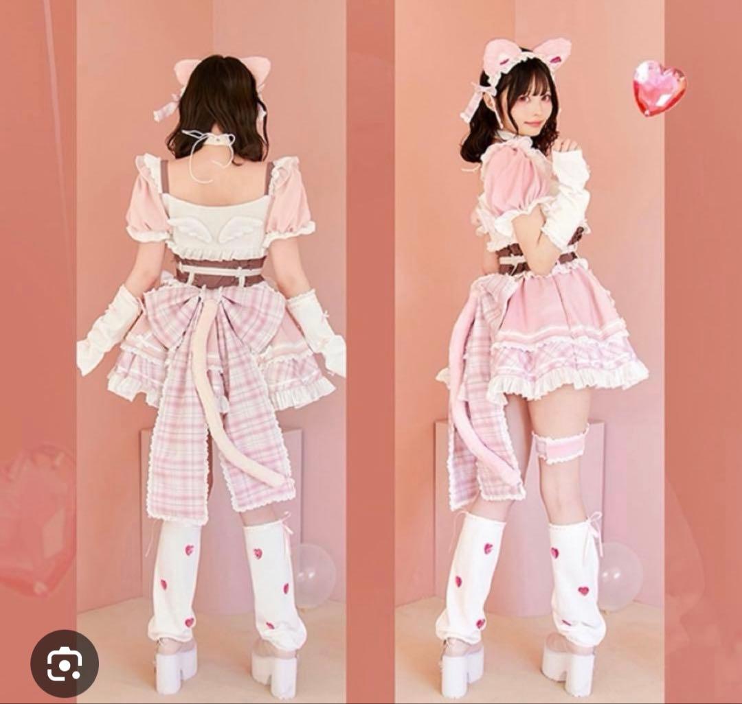 シ*ラ様 Malymoon ネコ耳メイド服 ピンク メイド　マリームーン