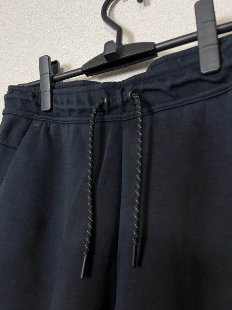 【希少】NIKE クルーネック版 テックフリース セットアップ 黒M 極美品