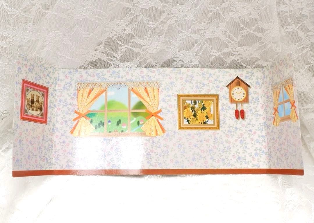 【希少】シルバニア⭐️インテリア木製ハウス エポック社 ドールハウス⭐️（美品）