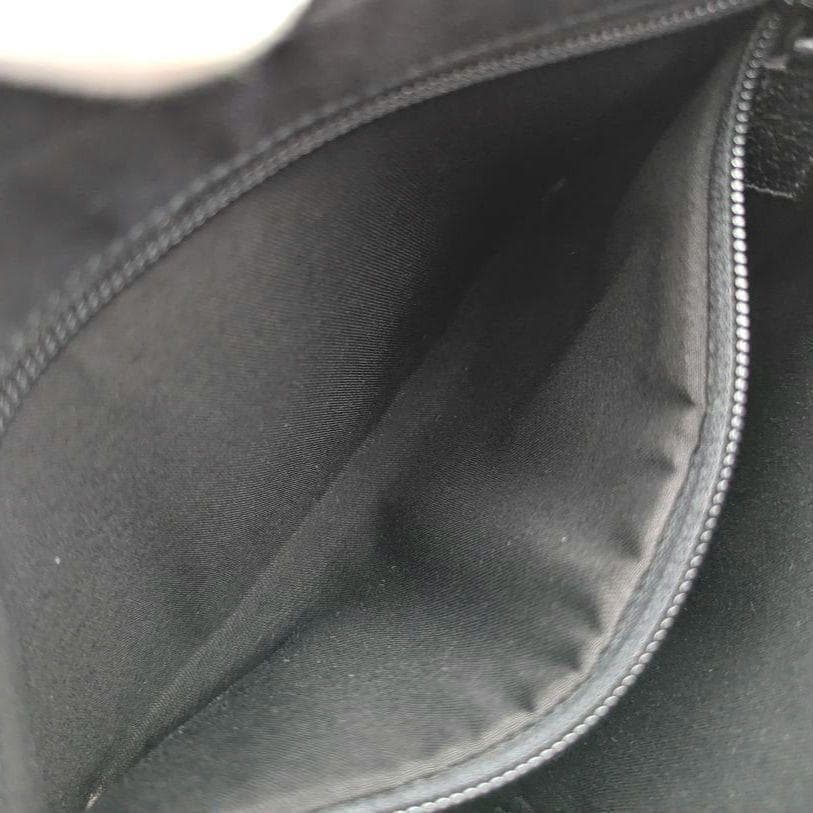 GUCCI グッチ GGキャンバス ショルダーバッグ ホーボー ブラック