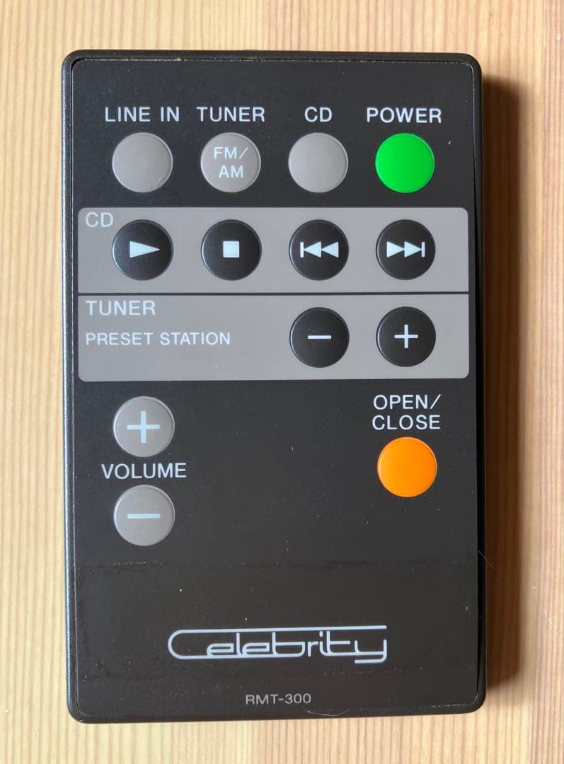 SONY Celebrity セレブリティ D-3000 リモコン、説明書 有